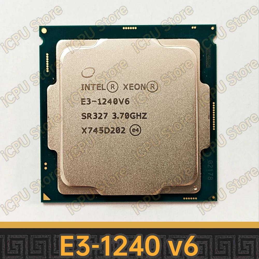 CPU μ E3-1240v6, Xeon E3-1240 v6 SR327, 3.7GHz, 4 ھ, 8 , 8MB, 72W, LGA1151
